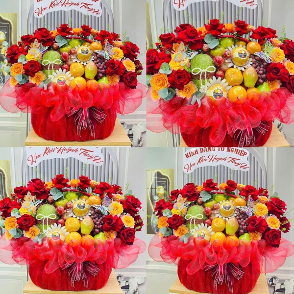 lẵng trái cây giá rẻ Điện Biên